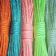 Светится в темноте светоотражающий Паракорд 9 нитей парашютный шнур для выживания FDX99