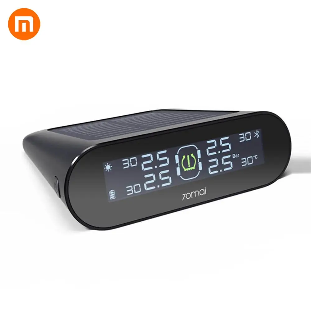 Xiaomi 70mai TPMS Тестер давления в шинах монитор 4 Встроенная система датчиков
