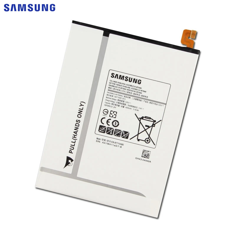 SAMSUNG сменный планшетный аккумулятор EB-BT710ABE для GALAXY Tab S2 8,0 T710 T715 T719C SM T713N 4000 мАч