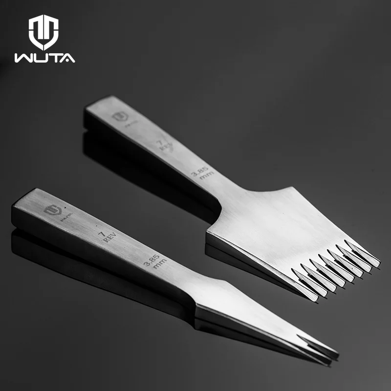 3.0mm 3 Pcs Leather Craft Tool Hole Punches Lacing Stitching Punch Tool 2.7//3.0//3.38//3.85 mm 2//5//10 Prong