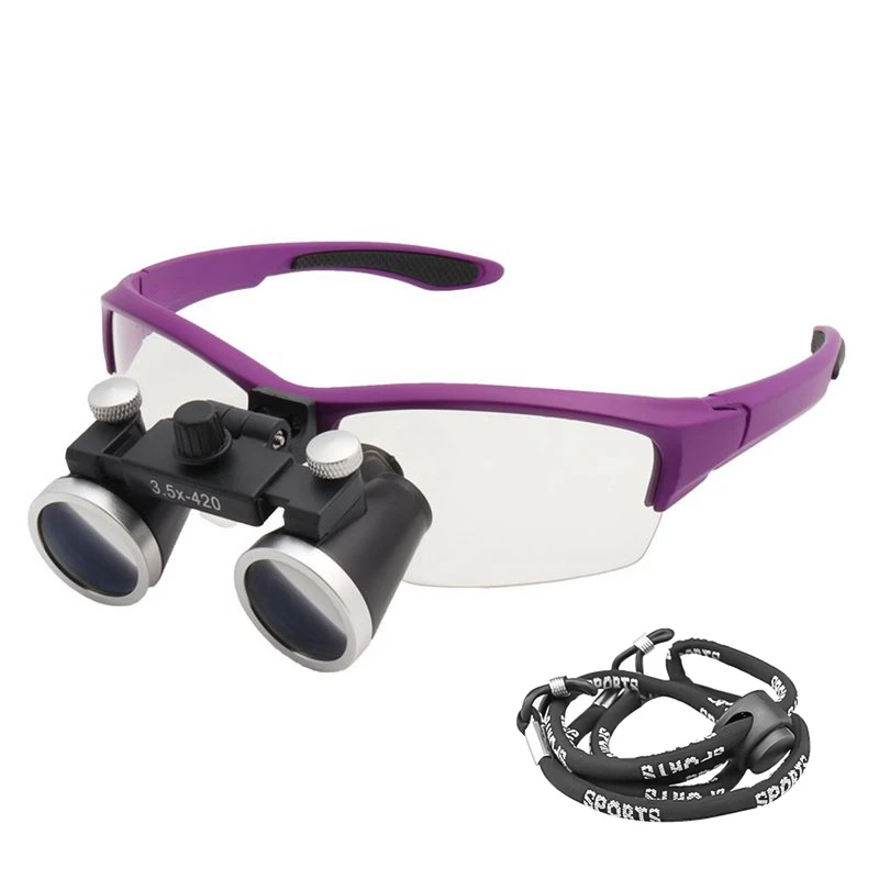 

2.5X / 3.5X 420mm Dental Loupes Surgical Binocular Dentist Magnifying Glasses Lupa Eyewear Magnifier f Surgery Medical Operation