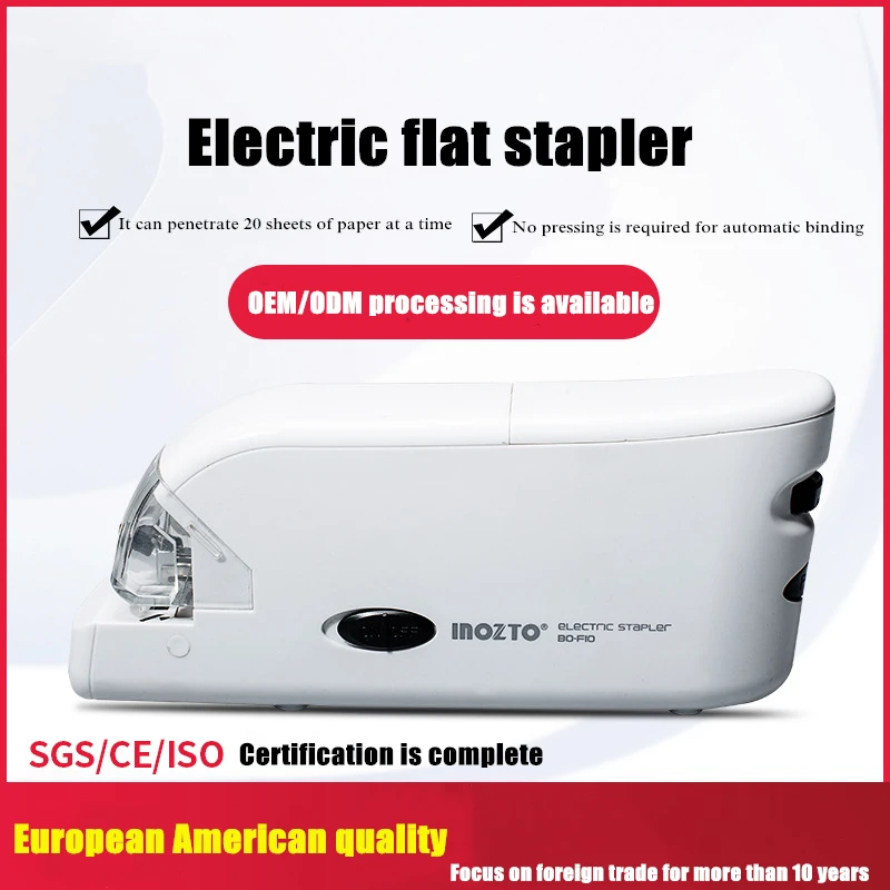 Grapadora eléctrica, papelería, accesorios de oficina, escuela, encantadora