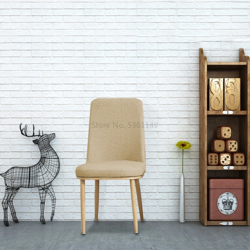 

Nordic Chair Modern Minimalist Dining Chair Hotel Restaurant Chair Leisure Dining Table Stool Wrought Iron Back Economy