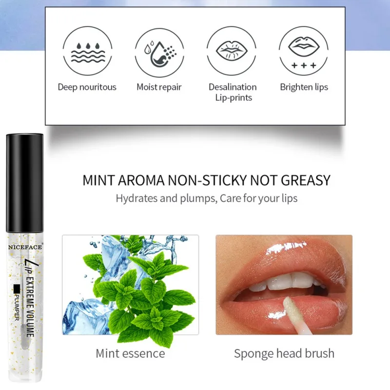 Sexy Makeup Moisturizer Lip Plumper Lip Gloss Long Lasting Big Lips Transparent Waterproof Volume Lip Clear Lipgloss Sexy Makeup Moisturizer Lip Plumper Lip Gloss Long Lasting Big Lips Transparent Waterproof Volume Lip Clear Lipgloss