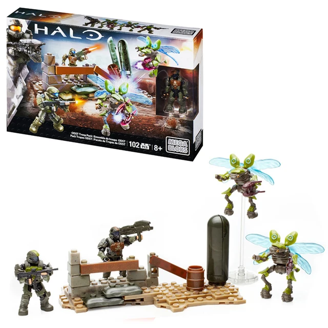 94Pcs/114Pcs/150Pcs/152Pcs Mega Bloks Halo Promethean Warriors Playset Fireteam Rhino Unsc Fireteam Taurus Victor Squad Kids Toy 2
