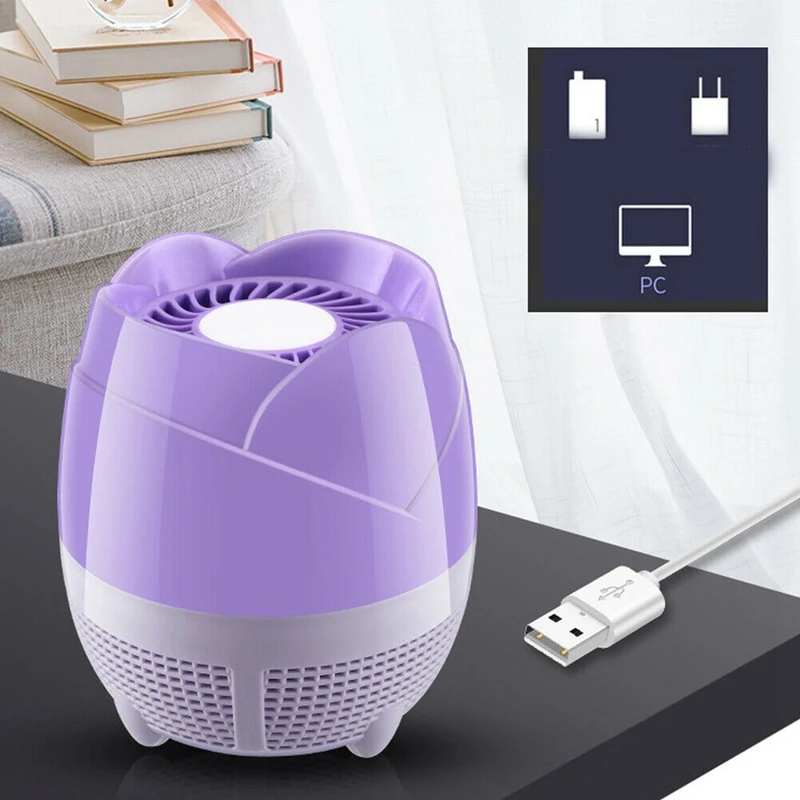 ABUI-Usb Электронный насекомых москитная ловушка для помещений лампа