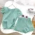 Bear Leader Girls Clothing Sets 2021 Летняя Детская Одежда Цветочный Шифон Холтер+Вышитые Шорты Соломенная Детская Одежда