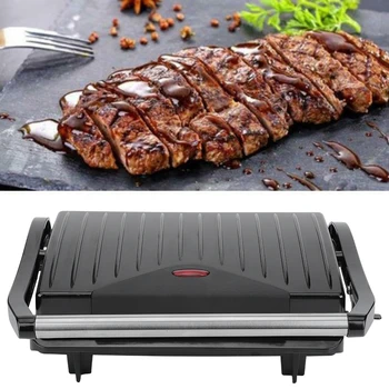 

750W Steak Maker Smokeless Nonstick Electric Egg Cake Oven Pan Home Kitchen Breakfast Machine EU Plug 220â€‘240V Fried Steak