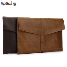 Чехол-сумка из натуральной кожи для Macbook Air 13 Pro retina 11 12 13 15, чехол для ноутбука Macbook 13,3 дюймов