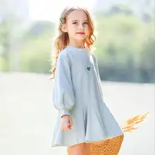 Новинка,, платье с оборками для девочек модные весенние платья в стиле пэчворк для девочек 2-7 лет, C441