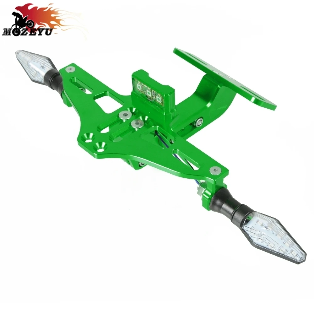 Для KAWASAKI NINJA250/300R Z250/Z300/VERSYS 300X CNC мотоциклетные номерные знаки кронштейн Holde регулируемый угол ниндзя 300R/ABS
