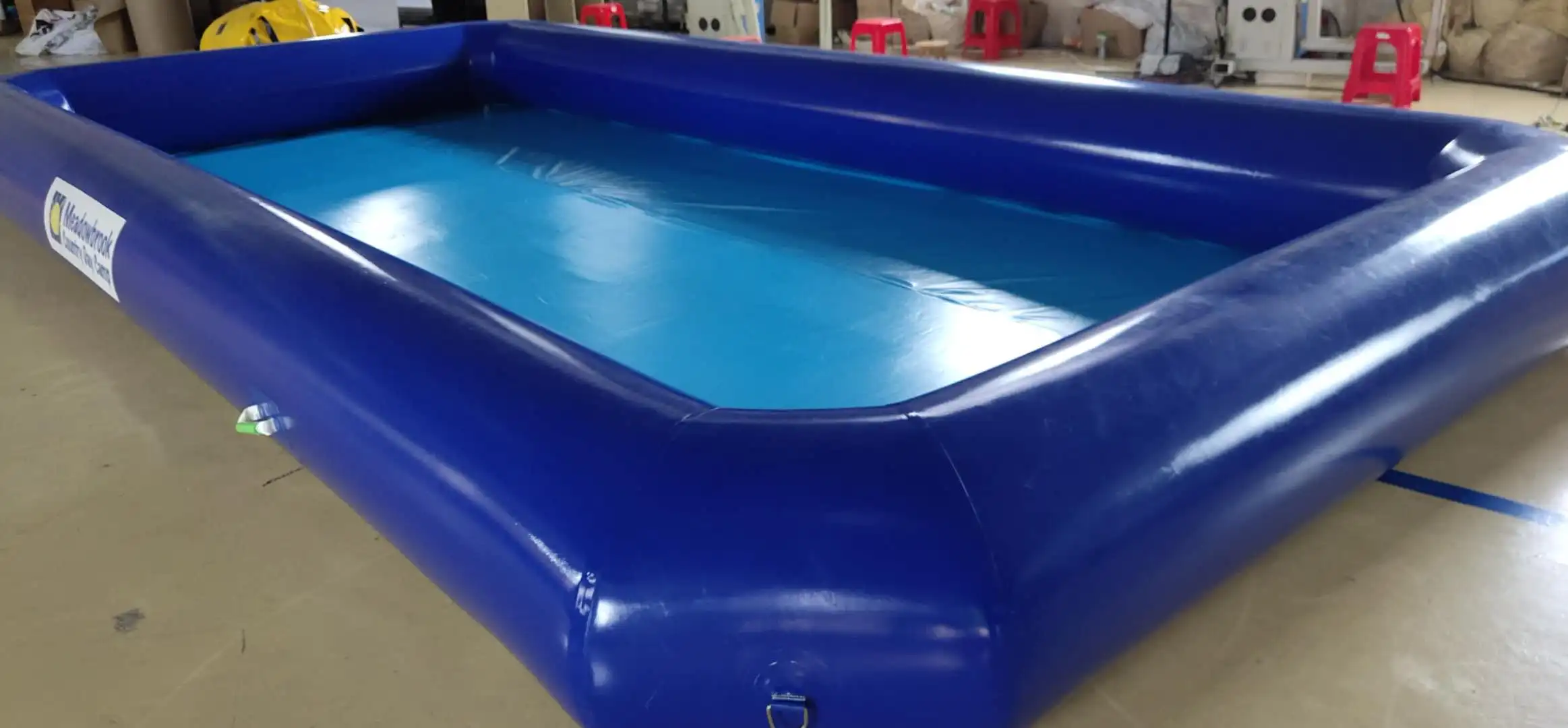 Синий цвет 0 9 мм ПВХ брезент надувной бассейн для водных игр|Водяные бомбочки| |