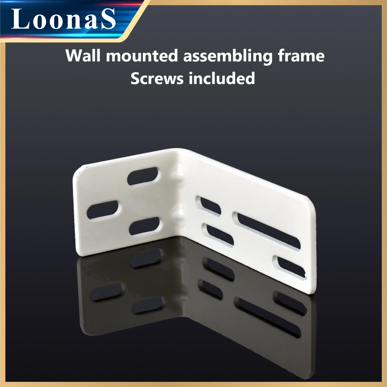 Loonas Smart Electric Curtain Motor system Wall Mounted Corner Bracket L shape Frame Support Stand Rack