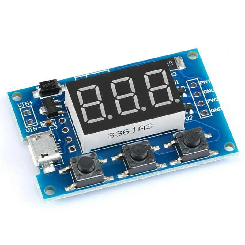 Постоянный ток 5 30V микро USB 5V Мощность независимый генератор PWM 2 двухсторонний