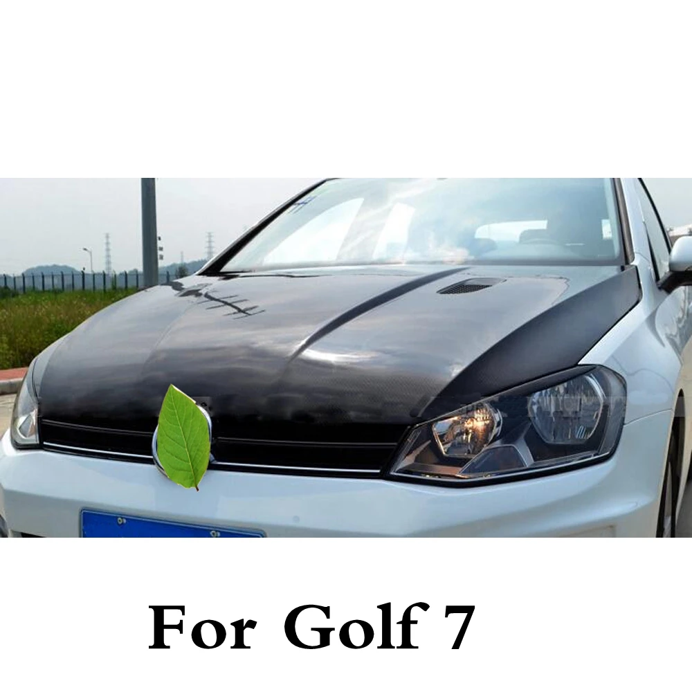 Golf 7 крышка капота двигателя из углеродного волокна для Volkswagen Golf 7 GTI R хэтчбек/GTI R передний бампер - Цвет: For Golf 7