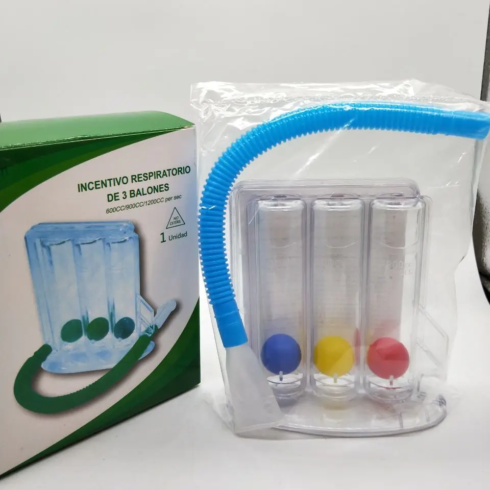 

Xi de shun Three-ball Breathing Trainer Single Ball Instrument 3000 Vital Capacity 5000 Training Device Lung Function Exercise A