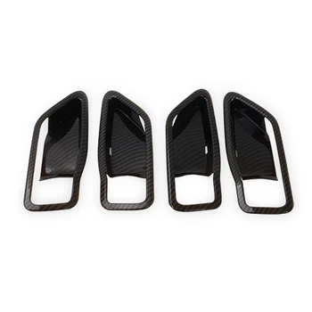 

for Toyota Avalon 2019 2020 Car Carbon Fiber Door Handle Cover Trim Inner Door Handle Bowl Sticker Frame Accessories