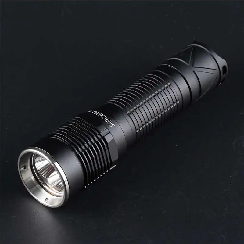 

Convoy S12 3x SST20 / Nichia 219C 2300LM 6000mAh Output High Powered Flashlight 18650 21700 Flashlight for Camping LED Torch