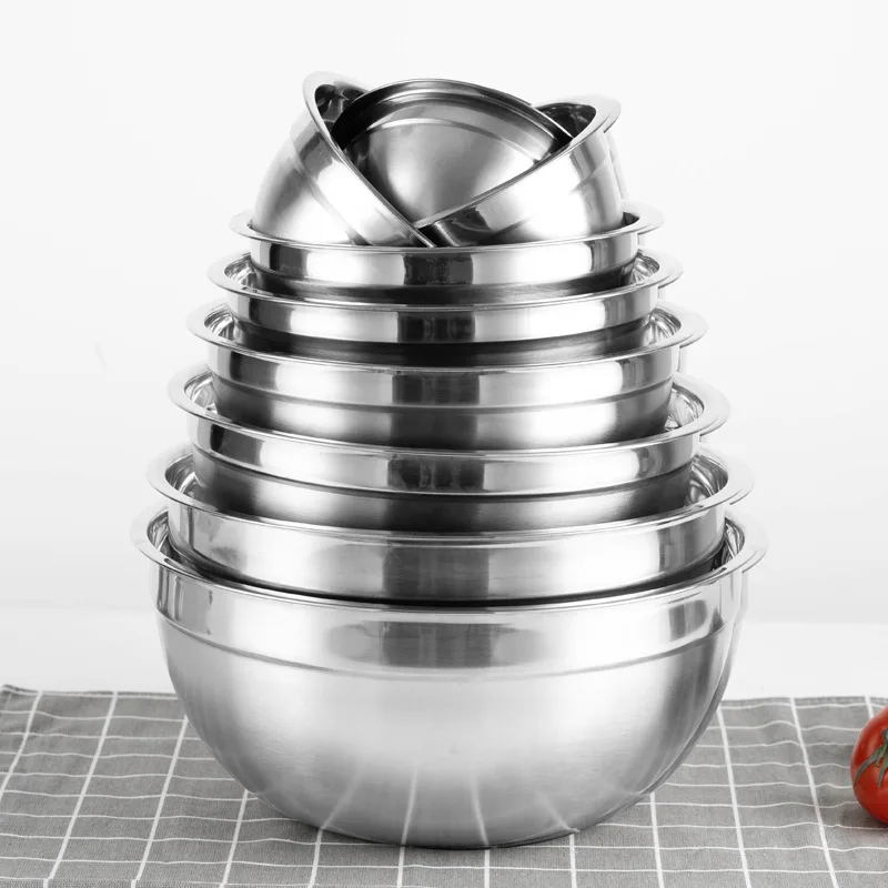 Space saving Stainless Steel Mixing Bowl Set Nesting - Temu