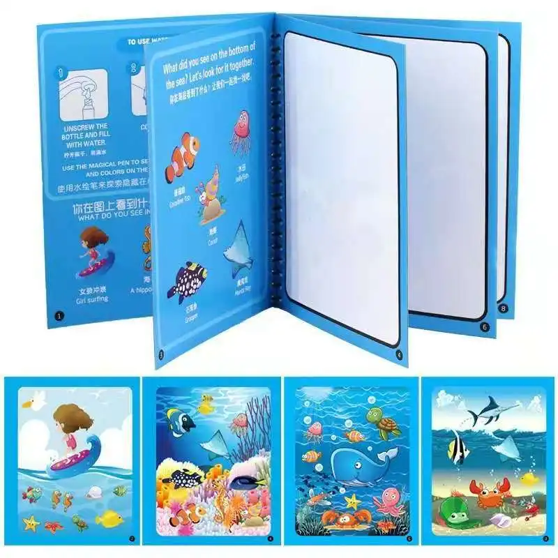 Magic-Pen Drawing-Toys Doodle Early-Education Coloring Kids 6-Styles for Birthday-Gift