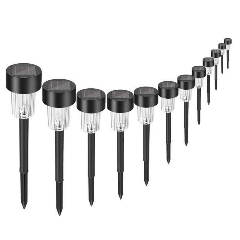 

Promotion! 12 Pcs Solar Lights Outdoor Solar Pathway Lights Solar Garden Lights Landscape Lights for Yard Patio Walkway Driveway