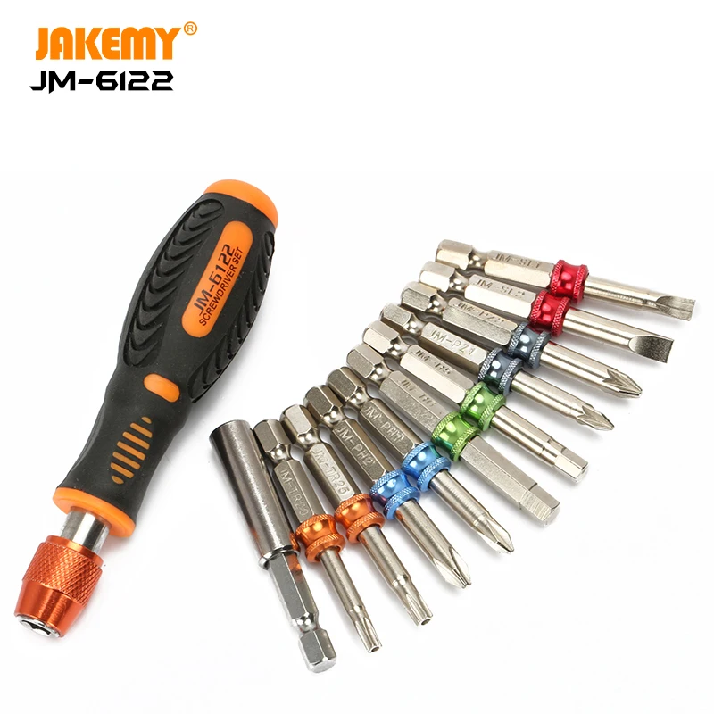 JAKEMY JM 6122 12 в 1 оптовая продажа аппаратные средства цвет кольцо Магнитная точность
