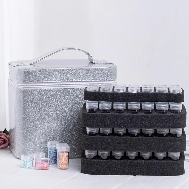 FGGS-126-Pack, портативный чемодан, бутылка для хранения эфирного масла, сумка для маникюра, хрупкая бутылка, косметический Органайзер