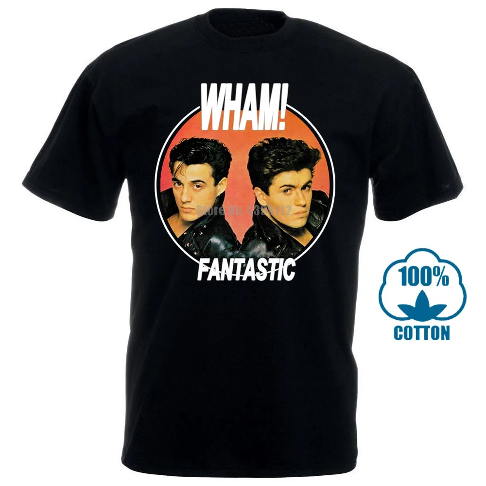 Wham футболка фантастический 100% Официальный США импорт 80 поп Джордж Майкл