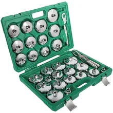 ChuangQ 31Pcs Auto Oil Filter Wrench Socket Cup Type Cap Removal Tools Set For BMW, Volvo, Honda, Audi, Ford, Toyota, Nissan etc