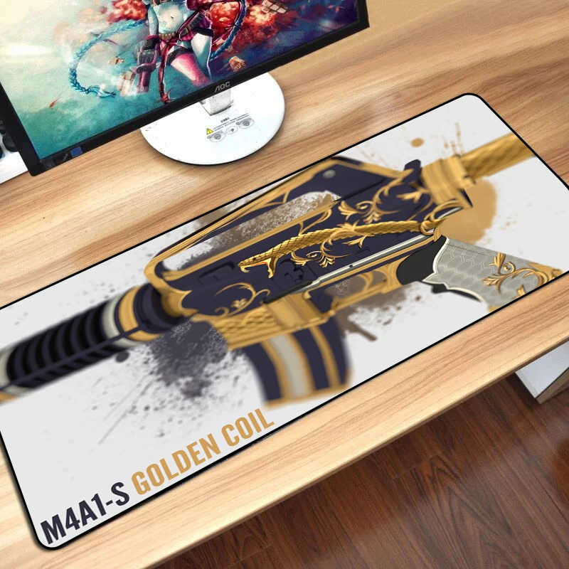 CS GO Gaming Keyboard Mouse Pad Mat Large Size Asiimov AK47 M4A1 AWP CSGO Gamer Mousepad for PC Computer Notebook Mouse Gaming