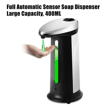 

Automatic Liquid Soap Dispenser Shampoo Dispenser Smart Sensor Touchless Dispenser For Kitchen Bathroom Accessories Set 400ml