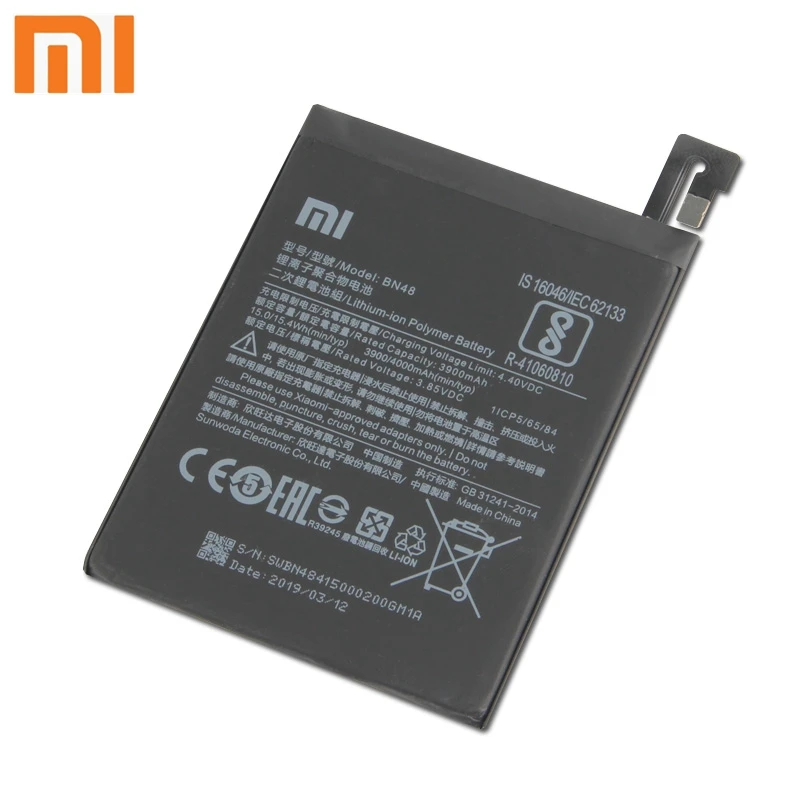 Xiao mi Xiaomi mi BN48 аккумулятор для телефона Xiao mi Red mi Note 6 Pro Note6 Pro Note6Pro 4000 мАч сменный аккумулятор+ инструмент