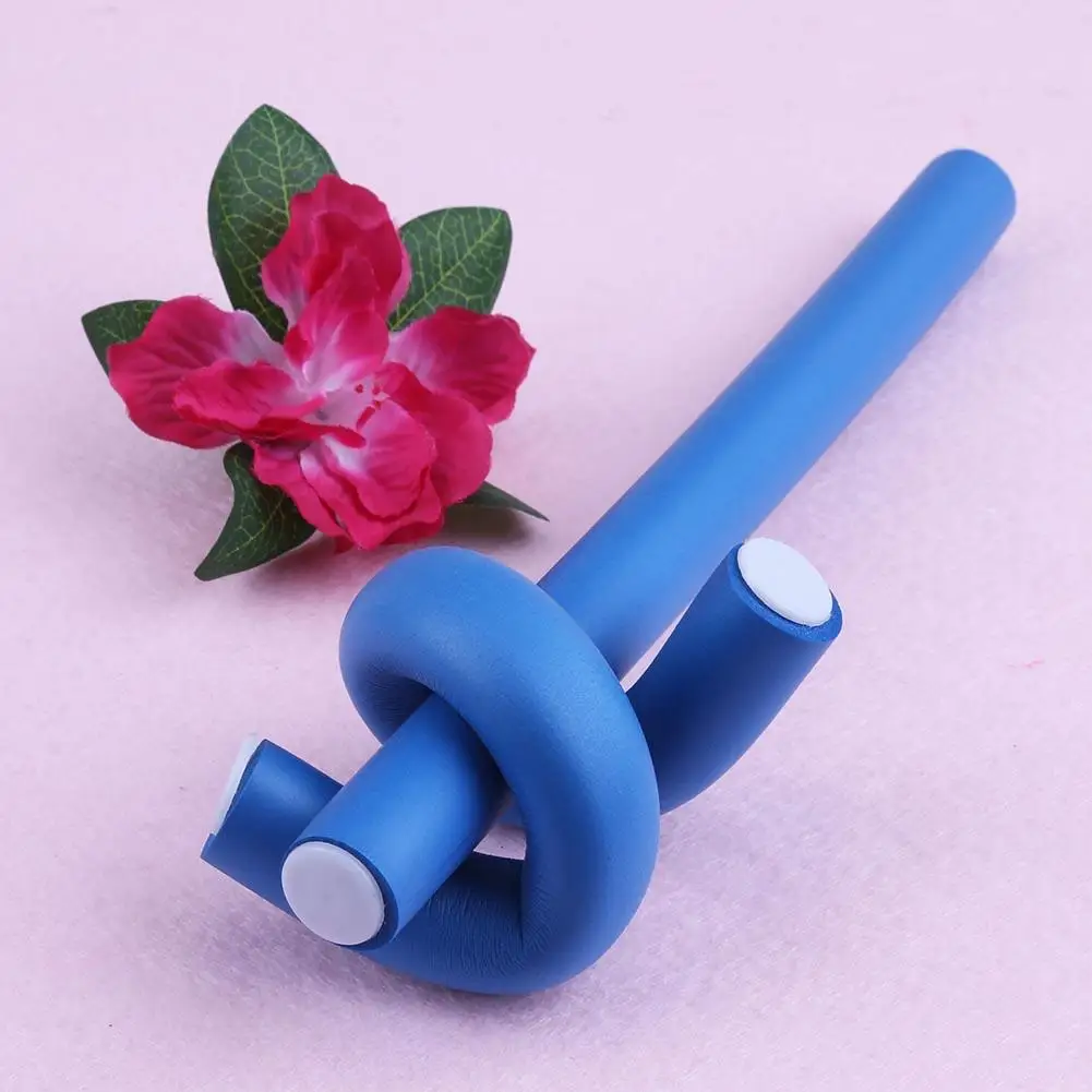 Hair Styling Tool Hair Curling Tools 10pcs Hair Curling Curler Magic Air Hair Rollers Soft Foam Bendy Twist Magic Flexi Rods Styling Sticks Tool Random color