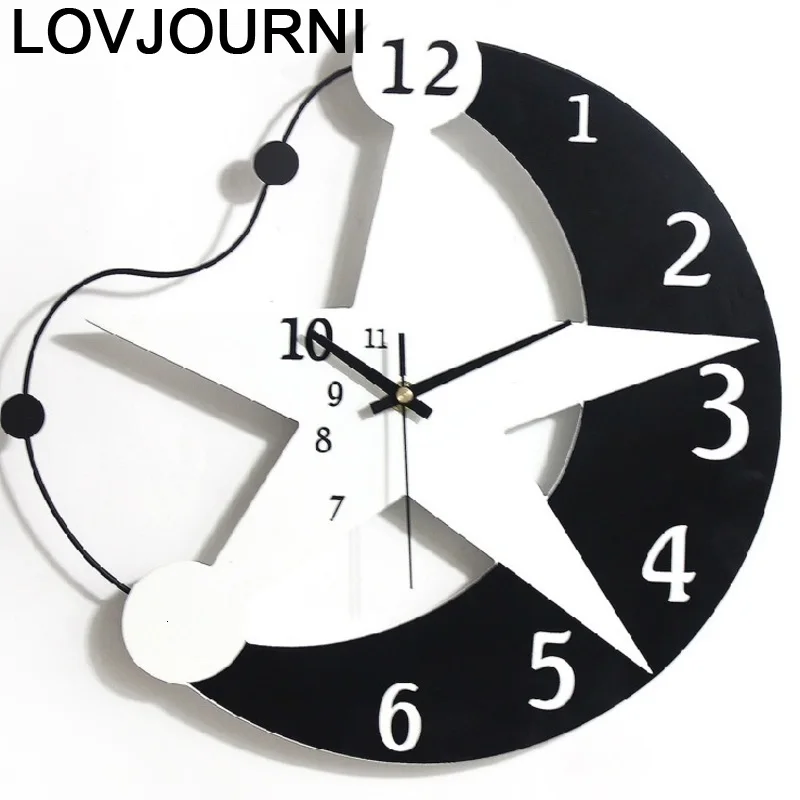 Настенные часы Wandklok парикмахерской Klokken Wandklokken Horloge росписи Reloj клок обои Saati