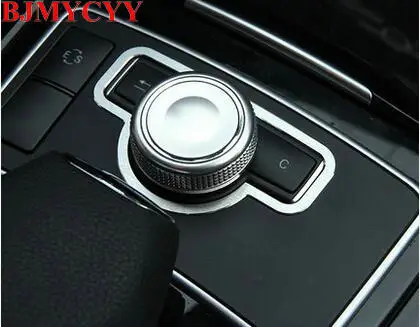 BJMYCYY car styling Center Console Multimedia Switch Button Cover Trim for Mercedes BENZ C E GLK CLS Class W204 W212 W218 X204 | Автомобили