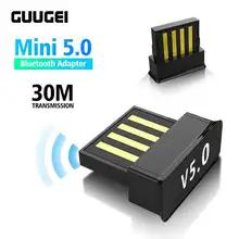 GUUGEI Mini BT5.0 USB Bluetooth беспроводной адаптер 5,0 компьютерный аудио bluetooth-передатчик адаптер PC Dongle для ТВ ПК автомобильный комплект