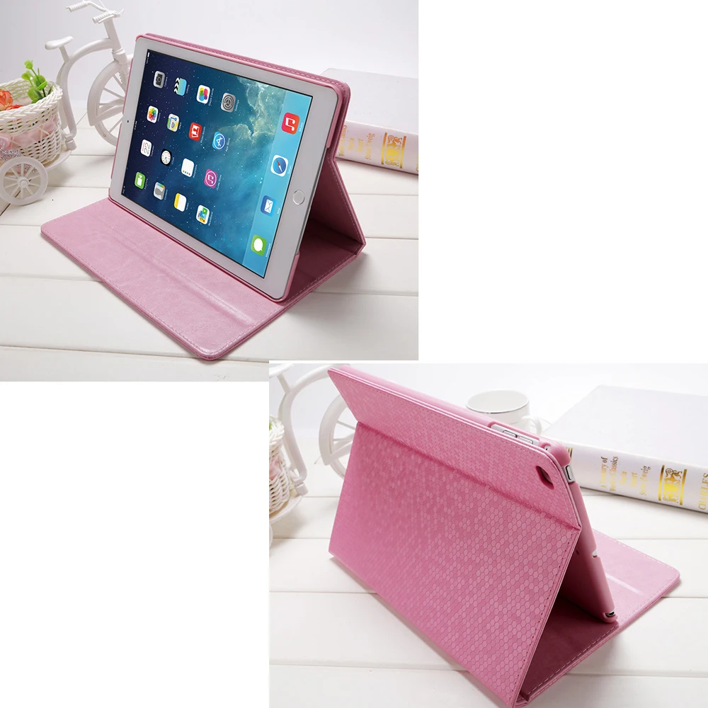 PU Leather Case For IPad Air 2 /1 Wakeup/Sleep Cover Case For IPad Case 9.7 Stand Smart Cover For IPad Air 2 Case