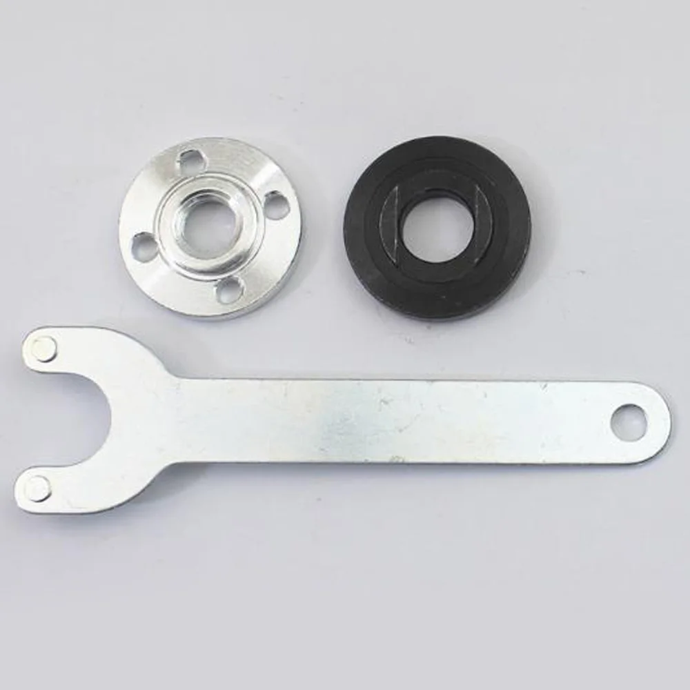 Wrench Kit Flange Lock Nut Angle Grinder Spanner Metal Silver Black Nuts Tool Set for Replacing Discs Parts | Инструменты