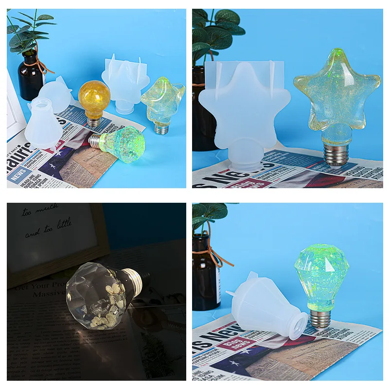 DIY Resin Night Light Complete Kit Resin Included Make Your Own Lamp Bottle  Shape 