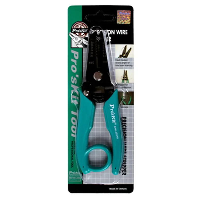 Pro'sKit 8PK-3001D 8PK-3002D high quality electronic wire stripper cutting pliers (AWG 30/28/26/24/22/20 precision pliers image 6