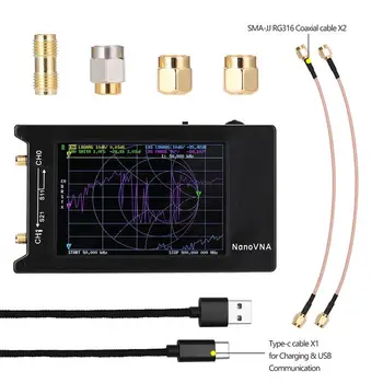 

4 inch Touch Screen 1.5GHz Vector Large Screen Network Analyzer Antenna Short Wave Vector Network Analyzer