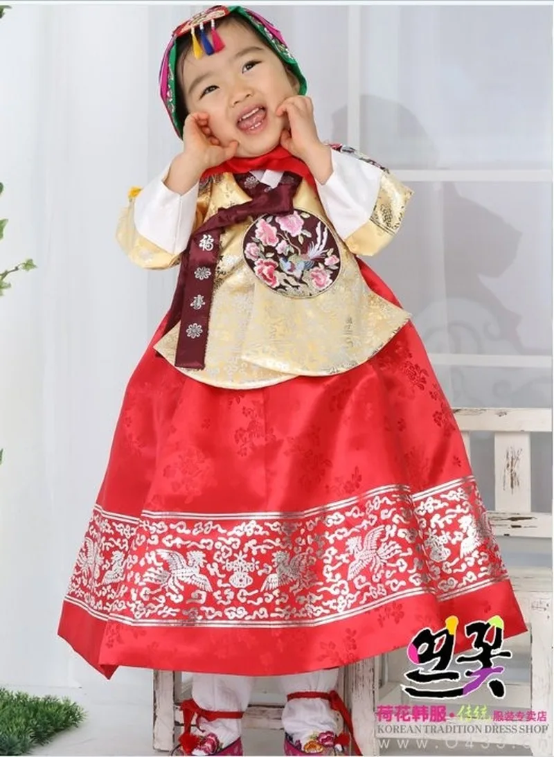 Новинка 2019 детские костюмы принцессы Hanbok в Корейском стиле платье |