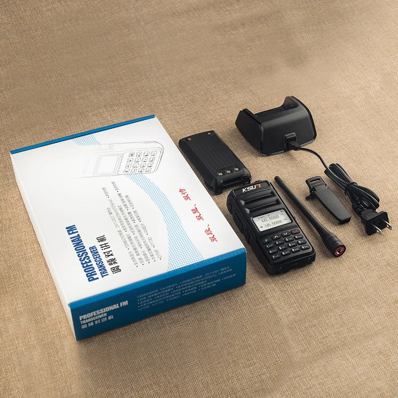 KSUN  Walkie Talkie Dual Band Handheld Two Way Ham