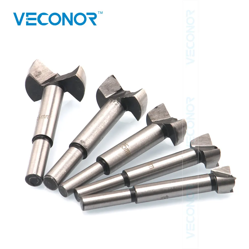 

5PCS Forstner Wood Drill Bit Self Centering Hole Saw Cutter Woodworking Tools Set 15mm 20mm 25mm 30mm 35mm