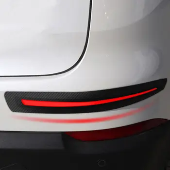 

2x Car Auto Bumper Corner Guard Anti-Scratch Protective Strips Trim Sticker Part