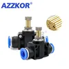 1 PC LSA Air Flow Speed Control Pneumatic Parts Regulating Valve Trachea Throttle Pneumatic Switch Valve 4 6 8 10 12mm ► Photo 2/5