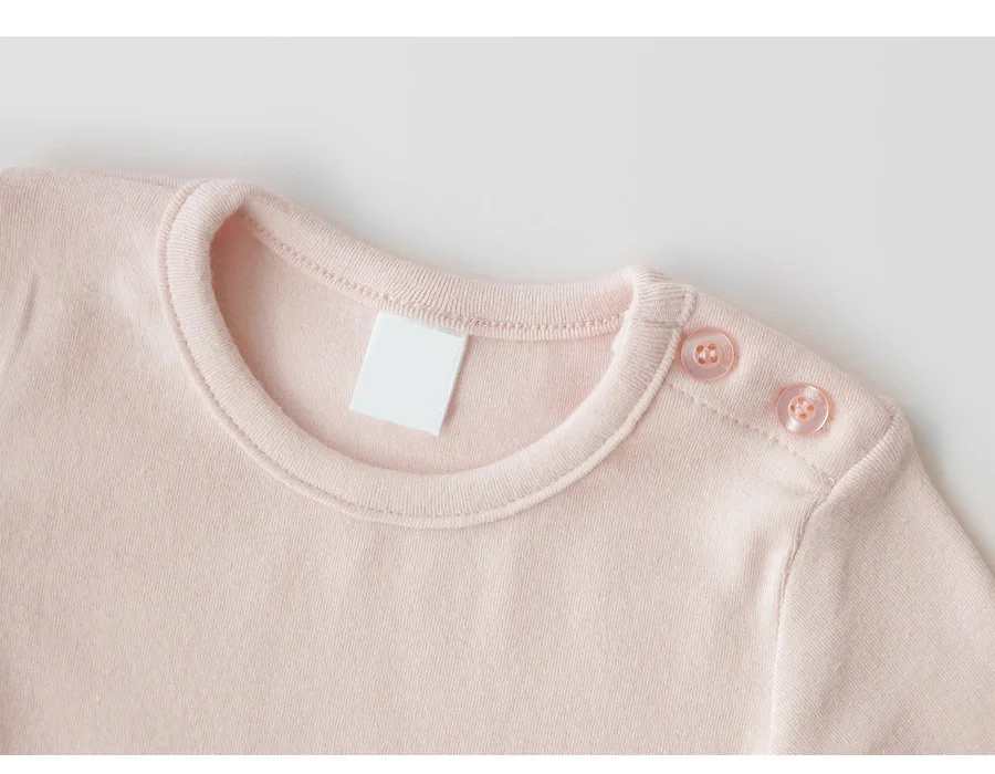 Autumn Cotton Infant Bottoming Tops Baby Girl Long Sleeve T Shirts Solid Kids Boys Shirts Children Tee With Headband