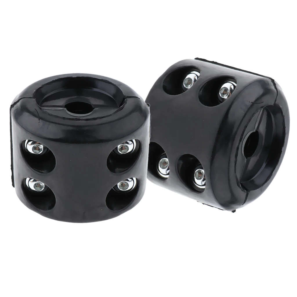 2 Piece ATV UTV Winch Rubber Line Cable Lift Stopper Rubber Cushion + Screws