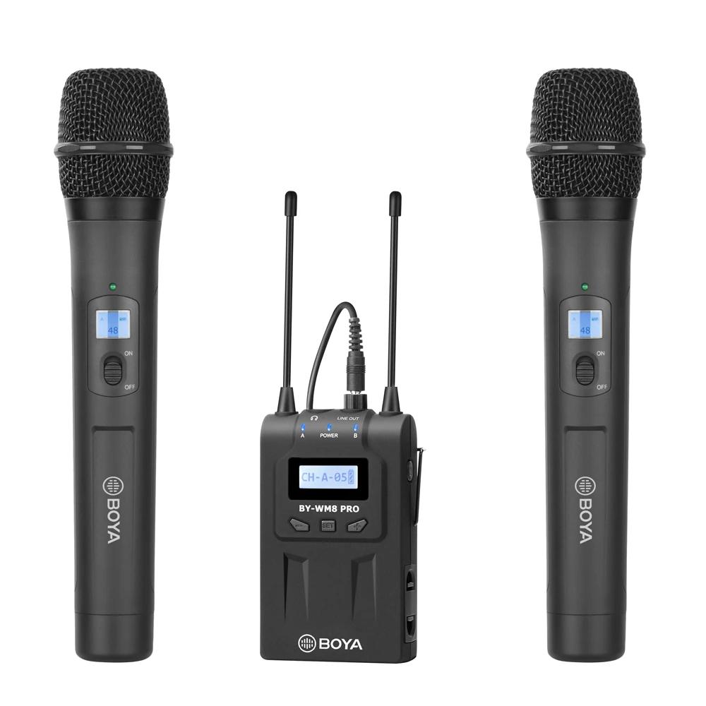 Wireless Microphone Receiver Compatible with by-WM8 Pro Transmitter BOYA RX8 Pro 48-Channel Wireless Mic Receiver Unit with 3.5mm Output Cable Compatible for BOYA by-WHM8 WXLR8 WM8 Pro Transmitters Wireless Microphone Receiver Compatible with by-WM8 Pro Transmitter BOYA RX8 Pro 48-Channel Wireless Mic Receiver Unit with 3.5mm Output Cable Compatible for BOYA by-WHM8 WXLR8 WM8 Pro Transmitters