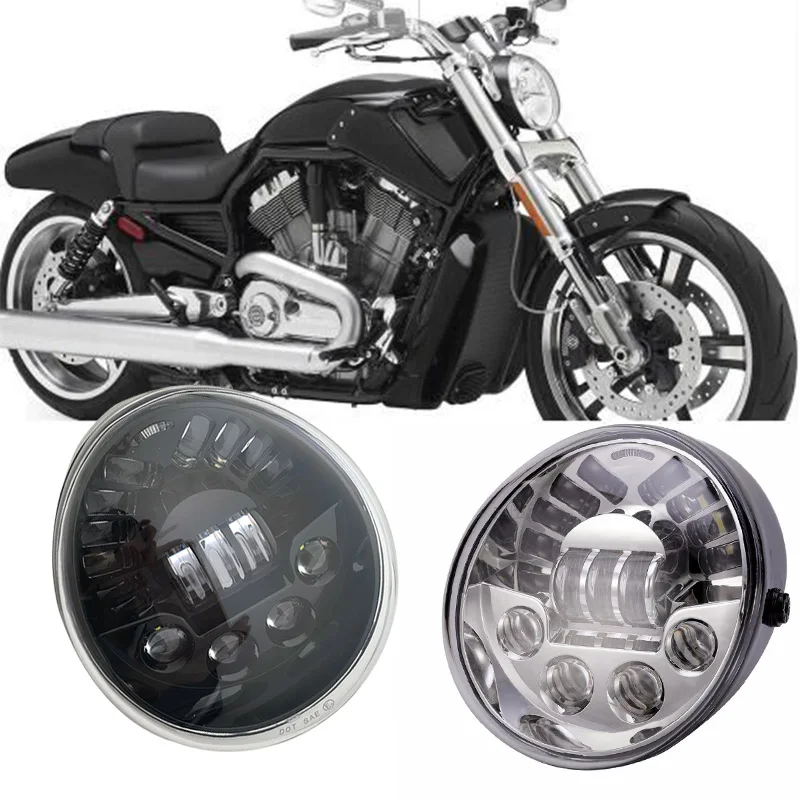 VRSCVRODLEDHeadlightWithdaytimerunninglightvrodheadlightoval